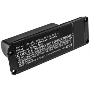 Batería de iones de litio de 7,4 V 2600mAh 19.24Wh para <span class=keywords><strong>BOSE</strong></span> <span class=keywords><strong>Soundlink</strong></span> <span class=keywords><strong>Mini</strong></span> <span class=keywords><strong>SoundLink</strong></span> <span class=keywords><strong>Mini</strong></span> one613846138561386 061834 - Product Image 1