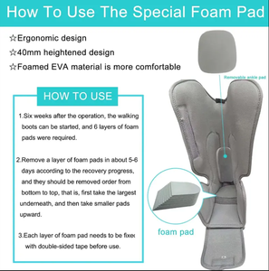 AMAIN ajustable médico neumático pie espuma andador bota estabilizador ortopédico aire CAM andador bota para <span class=keywords><strong>fractura</strong></span> - Product Image 4