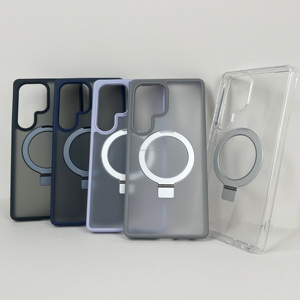 Biểu Tượng Tùy Chỉnh Không Dây Sạc Tương Thích Trường Hợp Đối Với iPhone Magnetic Trường Hợp Đối Với <span class=keywords><strong>Samsung</strong></span> S25 Cạnh S24 S23 Cộng Với Da Cảm Thấy Frosted Bìa - Product Image 6