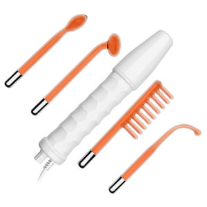 4 개의 다른 튜브가있는 휴대용 휴대용 고주파 얼굴 피부 지팡이 기계 - Product Image 2