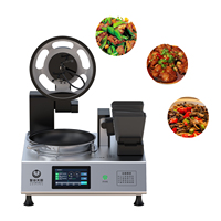 Máquina de Cocina Profesional Automática para Escuelas - Herramienta de Entrenamiento Educativo de Acero Inoxidable 304 de Alta Resistencia con Pantalla Táctil Digital