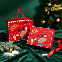 Boîtes en papier personnalisées pour chocolats, biscuits et gâteaux, emballages en papier pour cadeaux, boîte cadeau de Noël, boîte pliante