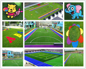 الأرجواني الاصطناعي العشب عشب اصطناعي للمدرسة ملعب حديقة الديكور - Product Image 6