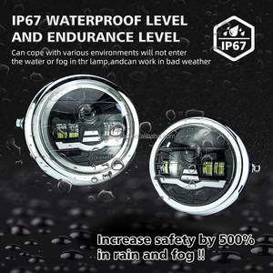 Faro moto MOTOLED da 5.75 "con gruppo copricapo per moto GN125 universale 5 3/4 pollici DC12V - Product Image 6