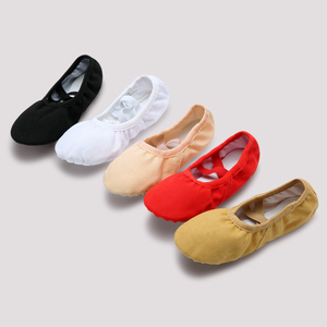 Zapatos <span class=keywords><strong>de</strong></span> <span class=keywords><strong>Ballet</strong></span> para Niñas Pequeñas, Suela Dividida Suave, Antideslizantes, Parte Superior <span class=keywords><strong>de</strong></span> Lona, Forro <span class=keywords><strong>de</strong></span> Algodón, Transpirables, Ligeros, <span class=keywords><strong>de</strong></span> Alta Calidad - Product Image 4