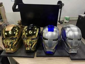 <span class=keywords><strong>Casco</strong></span> de <span class=keywords><strong>Iron</strong></span> <span class=keywords><strong>Man</strong></span> Mark 5 para Cosplay, Apertura/Cierre <span class=keywords><strong>Automático</strong></span>, Control por Voz y Táctil, Material PVC, Diseño de Dibujos Animados, Cara Intercambiable - Product Image 6