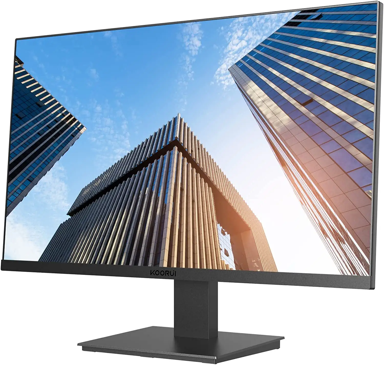 KOORUI-גדלים אופציונליים גבוהה בהירות ips lcd 1920*1080 5MS LED מחשב מחשב מסך רחב 22 24 27 אינץ משרד LCD צג