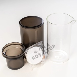 Mini cafetière portable à infusion froide tasse unique cafetière manuelle en verre à service unique <span class=keywords><strong>pour</strong></span> le camping et les voyages café glacé - Product Image 3
