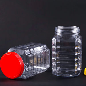ขวดพลาสติกขนาดเล็กสำหรับบรรจุเนยถั่วและขวดพลาสติกสำหรับบรรจุพริก  ขวดพลาสติกเกรดอาหารพร้อมฝาเกลียว  ODM/OEM - Product Image 4