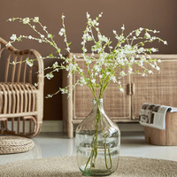 Fleur de Soie Artisanale Écologique Snow Willow – Design Moderne, Longue Durée (3-5 Ans), Matériau PE, Décoration Intérieure pour Remise de Diplôme