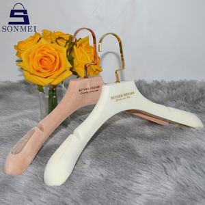 Cintres en velours personnalisés, robuste, pour <span class=keywords><strong>robe</strong></span> de mariée, manteau, 2019 - Product Image 2