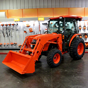 รถแทรกเตอร์ล้อแดง 4WD อเนกประสงค์สำหรับงานเกษตร พร้อมบุ้งกี๋หน้า - Product Image 1