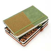 Elegantes y Excelentes Cuadernos de Tapa Dura Tamaño A5 con Encuadernación Cosida, Hojas de Papel Rayado para Escribir, Diarios para Negocios