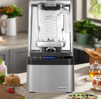 Mixeur Commercial 8007 en Promotion, Machine à Smoothies 2L 1800W avec Contrôle Tactile, Certifié CB CE, Robot Culinaire Multifonctionnel