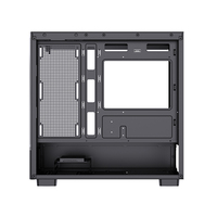 Lovingcool Nuevo Diseño USB3.0 Caja de Ordenador de Vidrio Templado Transparente, Caja de PC Negra MATX, Torres de PC para Juegos para Jugadores