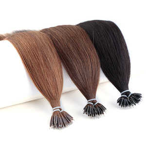 Nouvelles extensions de cheveux humains à double trame Nano Ring 2026, 100 % naturels non traités, Remy pré-collés, cheveux raides européens, micro-anneaux - Product Image 3