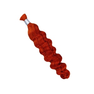 Capelli Umani per Intrecciare, Ondulati Profondi Sciolti, 100g Senza Trama, per Trecce Boho, Extension di Capelli Remy Brasiliani - Product Image 5