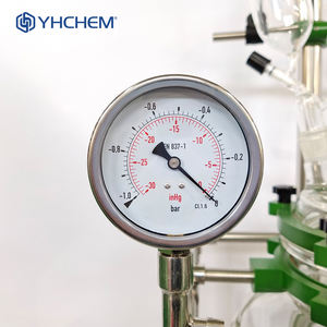 10L 20L 50L 100L 150L 200L laboratuvar kimyasal reaktör ceketli çift katmanlı cam karıştırmalı reaktör - Product Image 6