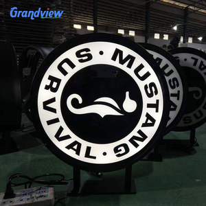 Bảng Hiệu Quảng Cáo Kỹ Thuật Số Bảng Hiệu Hộp Đèn Bảng Hiệu Hộp Đèn Tròn Tròn Hình Tròn Bằng Acrylic Hai Mặt Led - Product Image 1