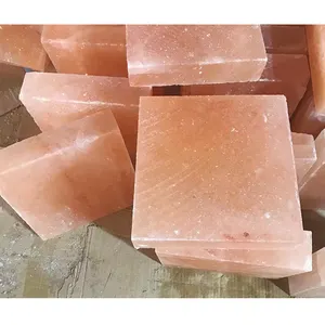 Гималайские натуральные розовые каменные солевые блоки, солевые плитки для солевой комнаты, спа-сауна для здоровья