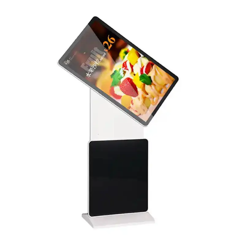Floor Standing Monitor tela rotativa publicidade touch screen vídeo media player tv caixa display digital quiosque