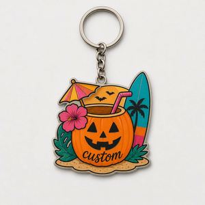 Porte-clés personnalisés pour l'été, chaînes de personnages de fêtes, décorations de festival d'été et d'Halloween, souvenirs, porte-clés - Product Image 2
