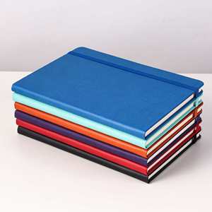Carnet A5 en cuir PU à spirale avec sangles élastiques, haute qualité, logo imprimé, design personnalisé, emballage sur mesure, vente en gros - Product Image 4