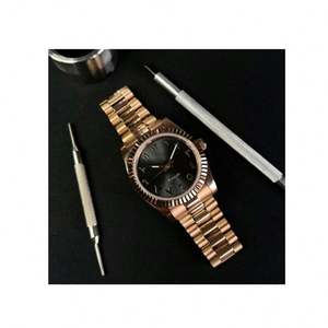 Relojes Mecánicos Automáticos de Alta Calidad al por Mayor con Movimiento Mod, Números Arábigos en Oro Rosa para Hombre y Mujer - Product Image 1