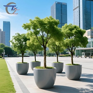 Tùy Chỉnh Thiết Kế Trang Trí Tầng Gắn Lớn Trang Trí Thông Tư Grc Bê Tông Ngoài Trời Hoa Cây Trồng Vườn Chậu - Product Image 1