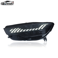 Conjunto de Faros LED Estilo RS Actualizados para Audi A6 C7 2012-2015 con Señal de Giro Secuencial