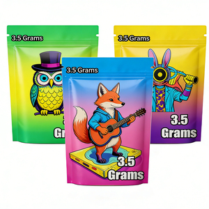 Stand-Up Odor-Proof Pouch Bags 3.5g Custom-<b>Labeled</b> BOPP/VMPET/PE for Food & Baby Food <b>Packaging</b> - Product Image 2