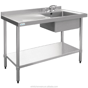 <b>Stainless</b> <b>Steel</b> <b>Prep</b> <b>Table</b> for Restaurant - Product Image 1