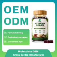 Gummies Complexe de Champignons 10-en-1 Végétaliennes Saveur Baies, Complément Alimentaire, Marque Privée OEM, pour la Concentration Cérébrale et le Bien-être Immunitaire (Vente en Gros)