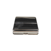 Rouleau facile rapide de haute qualité en métal arrondi de conception rectangulaire rouleau de cigarette de sécurité boîte à rouler le tabac