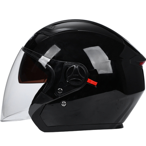 Mayorista Personalizado All-Season Ciclismo Media Cara Cascos Hombres Mujeres Scooter Eléctrico Motocicleta Equipo de Seguridad ABS PC Visor - Product Image 4