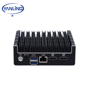 Pfsense firewall J3160 barebone mini pc 4 NIC Fanless firewall VPN server router - Product Image 2
