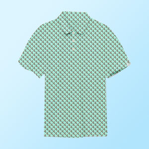 Chemises de golf pour hommes, nouvelle collection, design cool, jersey polyester spandex, sublimation de luxe, logo personnalisé, couple élégant - Product Image 2