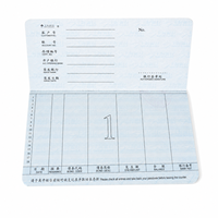 Carnet de compte bancaire personnalisé imprimé, colonnes de données multidevises, code-barres, numéro de série pour usage en établissement financier