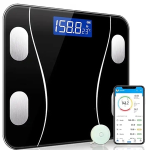 Veidt Weighing Factory Directly 26*26cm Supply 180kg Display Body Fat Weight Smart Health Measurement <b>Bathroom</b> Scale With App - Product Image 3