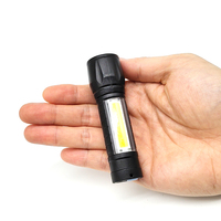 Mini lampe torche portable EDC, lampe latérale COB, lampe torche rechargeable par USB, lampes torches promotionnelles
