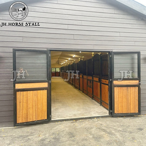 Panneaux internes résistants d'écuries d'équipement de cheval de style europé<span class=keywords><strong>en</strong></span> de bâtiment Boîte de portes de stalle de cheval avec le revêtement de poudre - Product Image 4