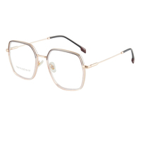 Modische Blaulichtfilter-Brille mit Flachgläsern für Damen, Schlichte Optische Brille, Trendige Großrahmen-Brille für Herren 2026