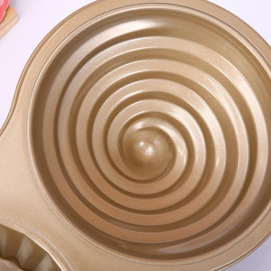Kit de pelle à pizza géante et moule à gâteau en acier au carbone antiadhésif de grande épaisseur pour 2 tasses - Product Image 5
