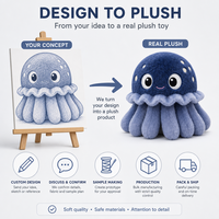 Jouet en peluche violet personnalisé directement de l'usine, en coton PP, tissu super doux - OEM/ODM pour marques à marque privée, commandes en gros