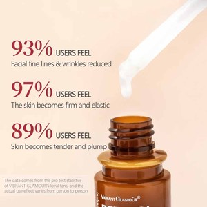 VIBRANT GLAMOUR vendita calda cura del viso rughe dissolvenza collagene elasticità aumento accelerazione siero viso - Product Image 3