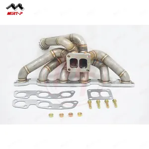 Mertop Racing 3.0mm Steam Pipe Ni*ssan Rb26 RB26DET R32 R33 R34 Equal Length T4 Top Mount Manifold