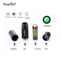 Tank007 lampe de poche UV étanche lumière UV professionnelle 395nm lampe d'identification ambre AA LED lampe torche de détection de billets de banque