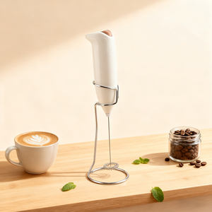 Mélangeur électrique de boisson de fouet de poche de fabricant de mousse de café de Offre Spéciale avec le support - Product Image 1