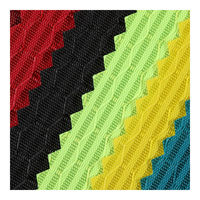 Tissu Oxford en nylon à grille nid d'abeille bicolore 420D