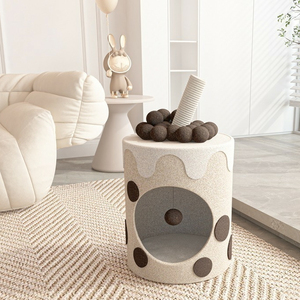 Nouvelle Conception d'Usine : Mignonne Tour de Griffoir en Sisal en Forme de Maison d'Arbre, Écologique, Emballage Carton Personnalisable - Product Image 2